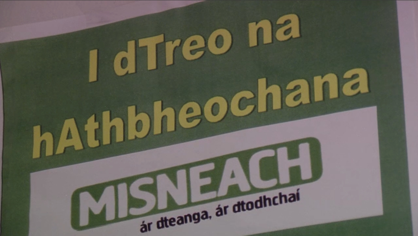 MISNEACH – gluaiseacht radacach Ghaeilge faoi sheol