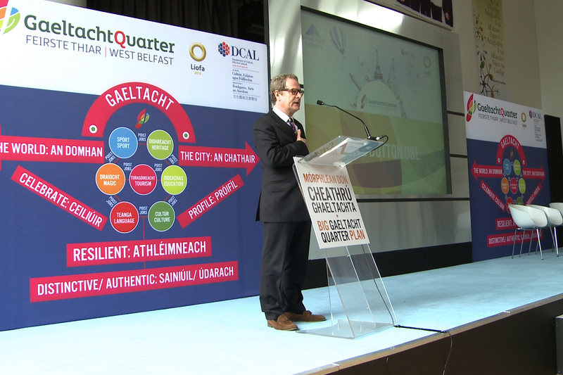 Mórphlean gníomhaíochta na Ceathrún Gaeltachta seolta