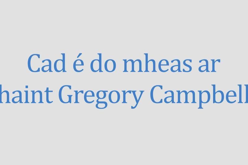 Ceist Campbell - Cén masla atá ann agus deis mar seo againn?